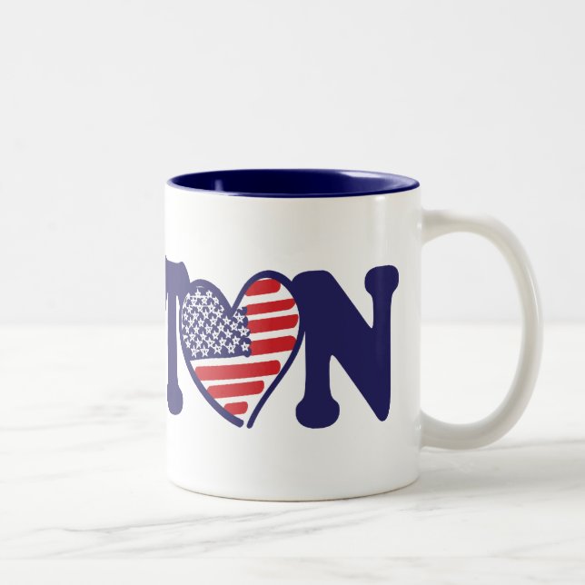 Boston USA Two-Tone Coffee Mug (Right)