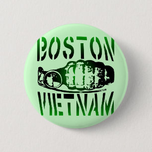 Boston Vietnam 6 Cm Round Badge