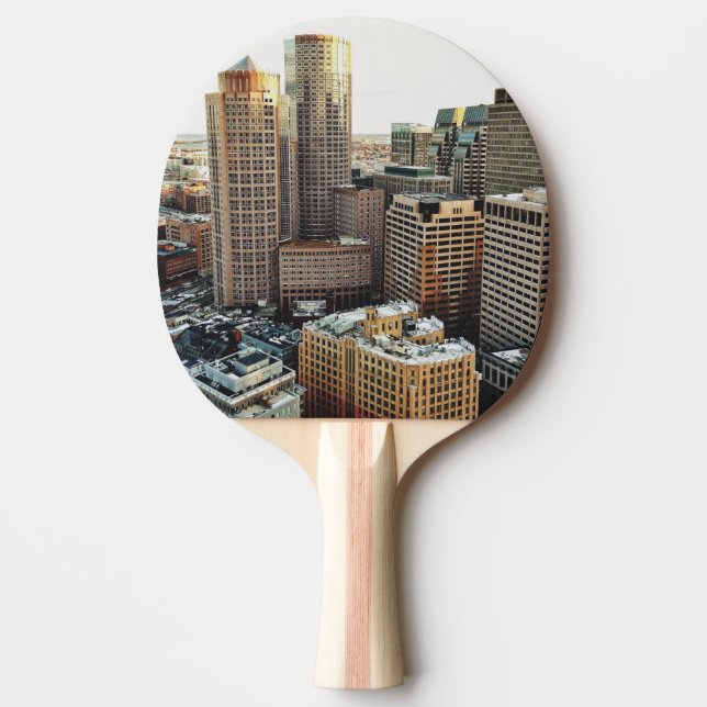 Boston view ping pong paddle (Front)