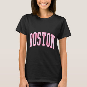 Boston Vintage Preppy Varsity Nk Srts  T-Shirt