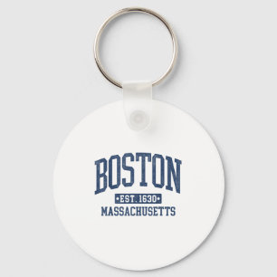 Boston Vintage Sports Design Boston Machusetts Ma Key Ring