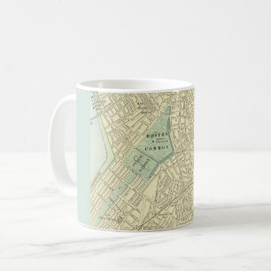 Boston Vintage Strret Map Coffee Mug