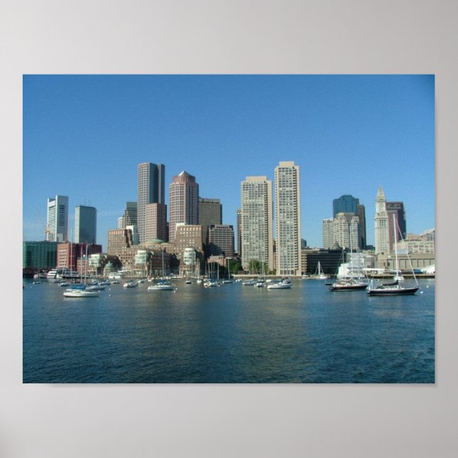 Boston Waterfront Poster (Front)