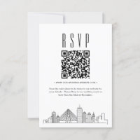 Boston Wedding QR code RSVP
