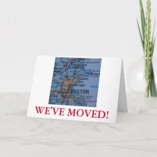 Boston We've Moved address announcement