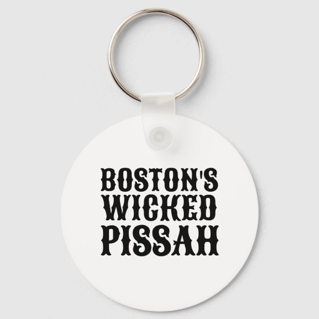 Boston Wicked Pissah Key Ring (Front)