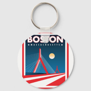 Boston Zakim Bridge Key Ring