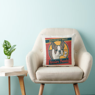 Boston's Best Terrier Treats Cushion