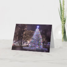 Boston's Nova Scotia Christmas Tree holiday card