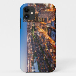 Boston's skyline at dusk iPhone 11 case