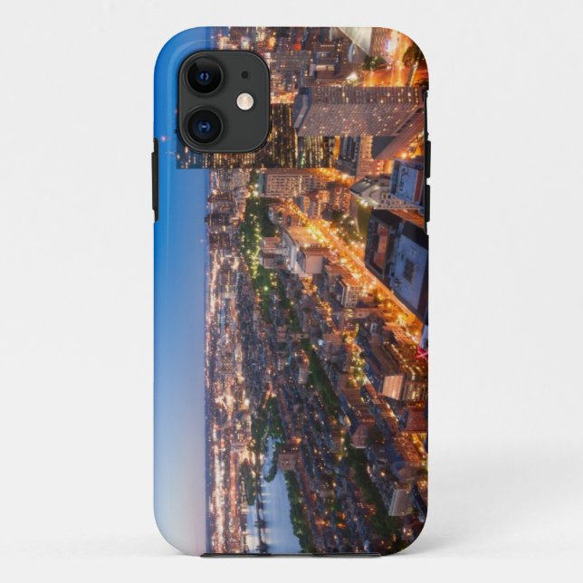 Boston's skyline at dusk Case-Mate iPhone case (Back)