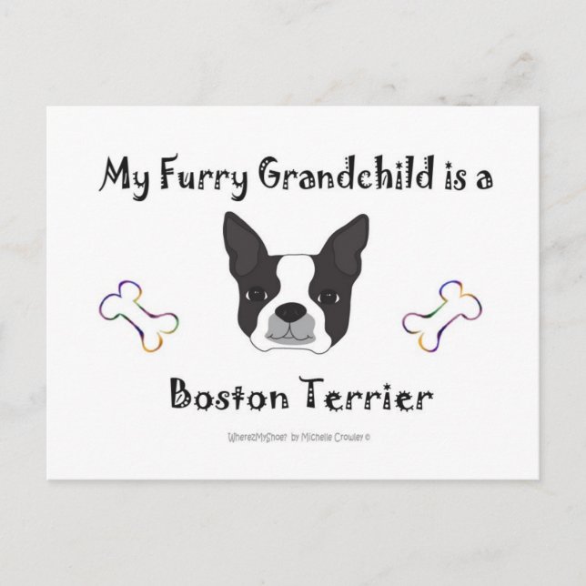 BostonTerrier Postcard (Front)