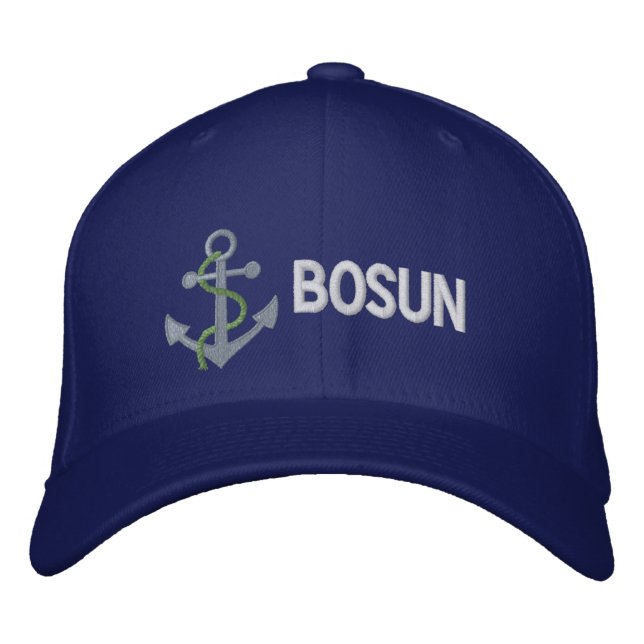 BOSUN Yacht Embroidered Cap (Front)