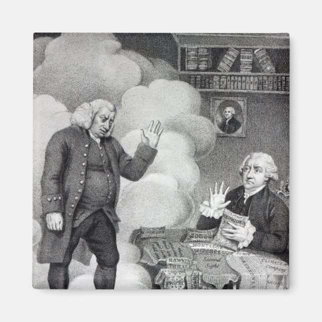 Boswell and the Ghost of Samuel Johnson Magnet (Front)