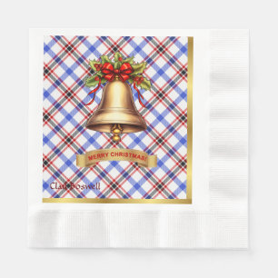 Boswell Personalised Tartan Christmas Napkin