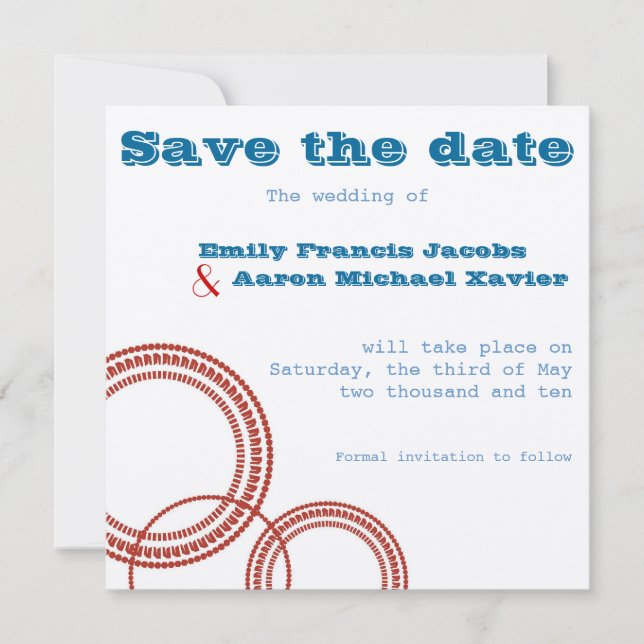Botan Save The Date (Front)