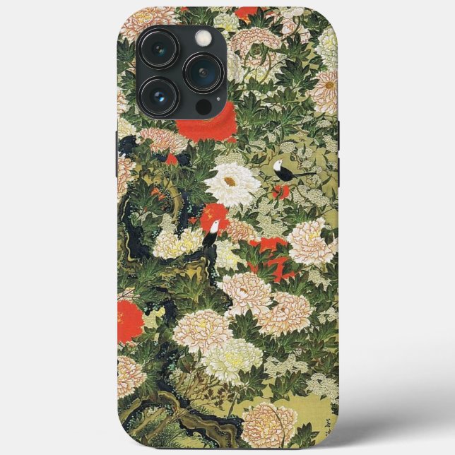 Botan Shoukinzu Colourful Floral Flowers Pattern Case-Mate iPhone Case (Back)