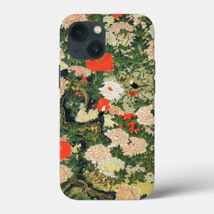 Botan Shoukinzu Colourful Floral Flowers Pattern iPhone 13 Mini Case