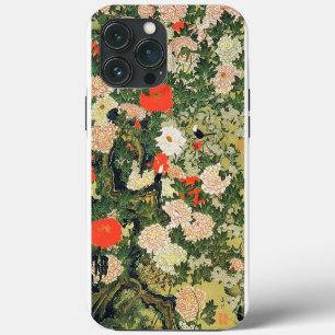 Botan Shoukinzu Colourful Floral Flowers Pattern iPhone 13 Pro Max Case