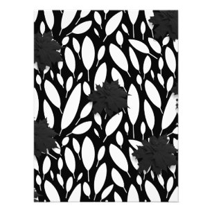 Botanic Balance" Black & White Acrylic Wall Art 