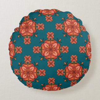 Botanic Bloom Round Pillow