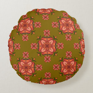 Botanic Bloom Round Pillow