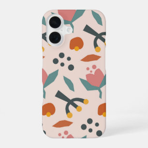 Botanic Bounce Playful Retro Floral iPhone 16 Case