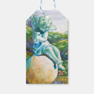 Botanic Garden Angel Statue Gift Tags