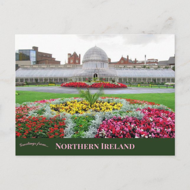 Botanic Gardens in Belfast Northern Ireland Postcard (Front)
