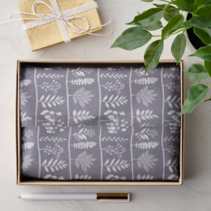 Botanic Rhythm Small Silhouettes Deep Lavender Tissue Paper
