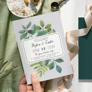 Botanica Engagement Party Invitation