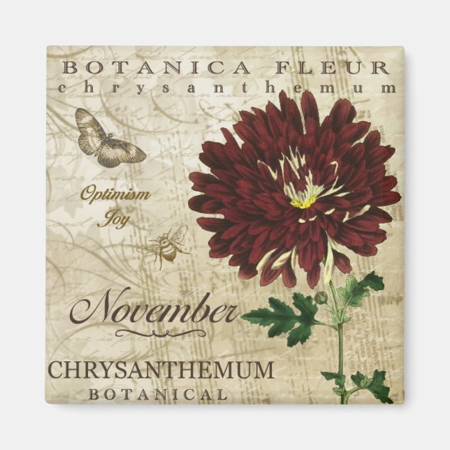 Botanica November Magnet (Front)