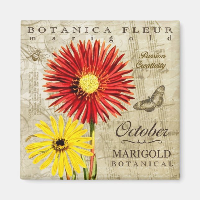 Botanica October Magnet (Front)