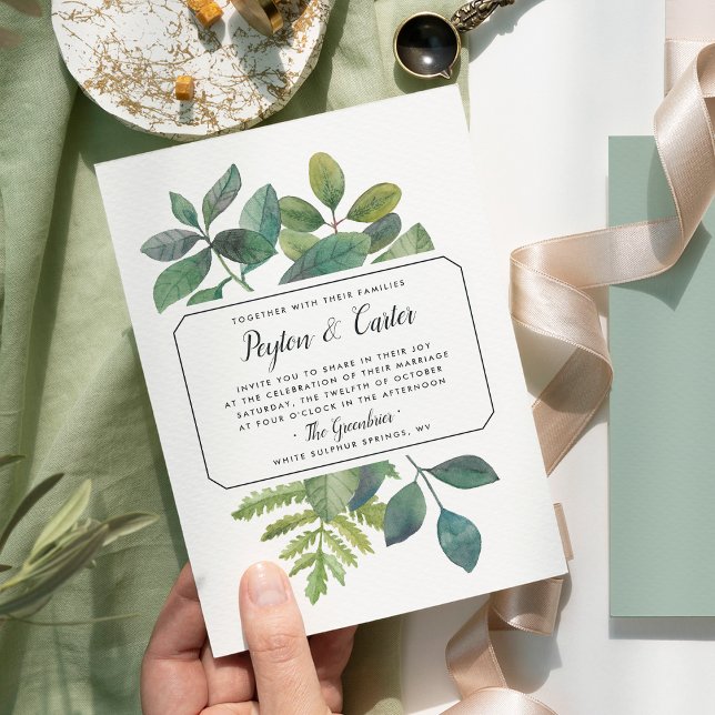 Botanica Wedding Invitation (Creator Uploaded)