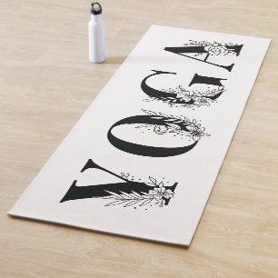 Botanical Alphabet Yoga Mat