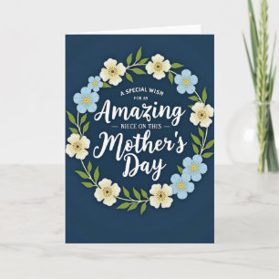 Botanical Amazing Niece Card