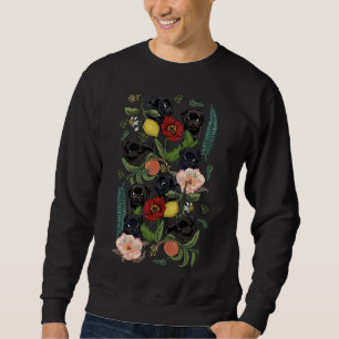 Botanical and Black Pugs Classic T-Shirt 231 Sweatshirt