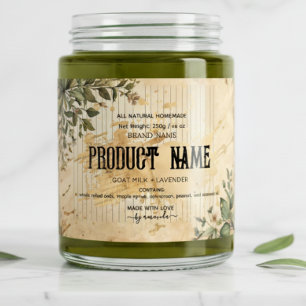 Botanical Apothecary Jar  Labels