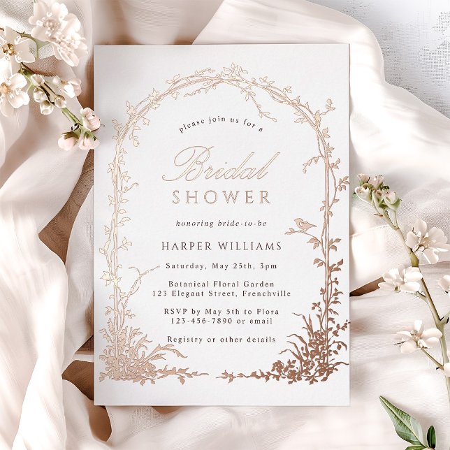Botanical Arch Garden Bridal Shower Rose Gold (Creator Uploaded)