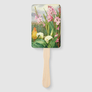 Botanical art: Beauties of the Swamp Hand Fan