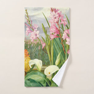 Botanical art: Beauties of the Swamp Hand Towel