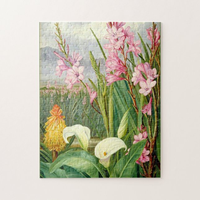 Botanical art: Beauties of the Swamp  Jigsaw Puzzle (Vertical)