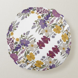 Botanical Art Round Cushion