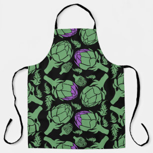Botanical Artichoke Art Home Decor Apron