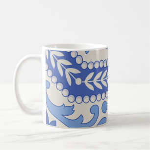 Botanical Beaded Frame Coffee Mug