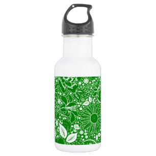 Botanical Beauties Green 532 Ml Water Bottle