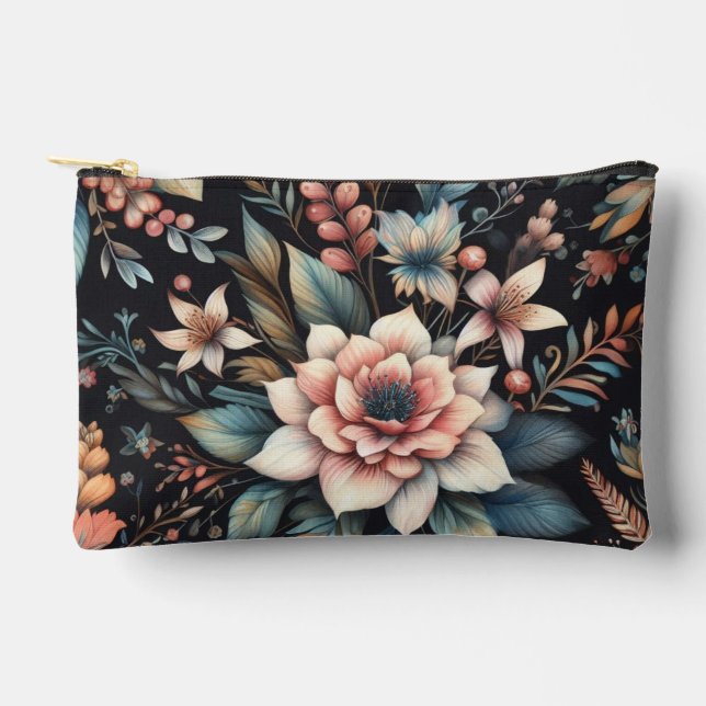 Botanical Beauty  Accessory Pouch (Front)