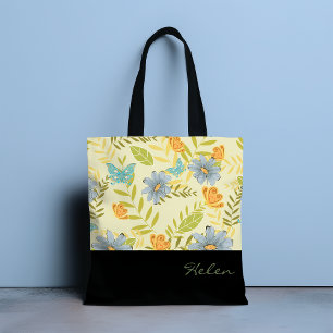 Botanical Beauty Personalised Designer Tote Bag