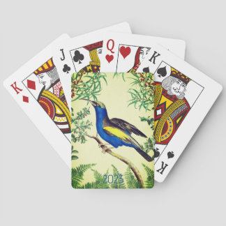 Botanical Birds Playing vintage design Playing Cards