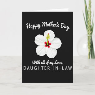 Botanical Black Mothers Day Card